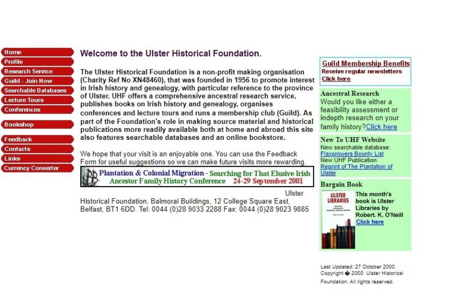 Website circa 2000