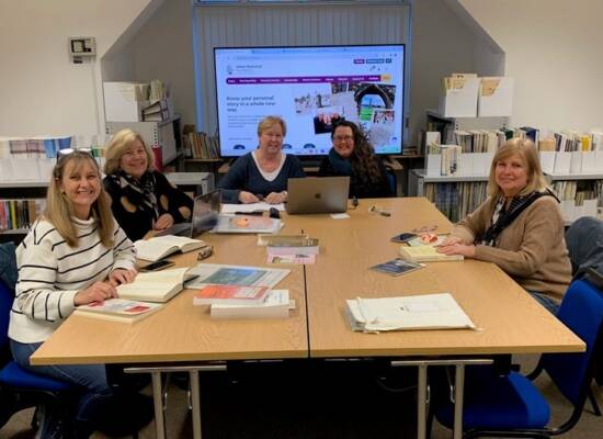 Group Photo in Library