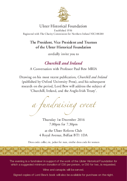 Churchill and Ireland Book Launch