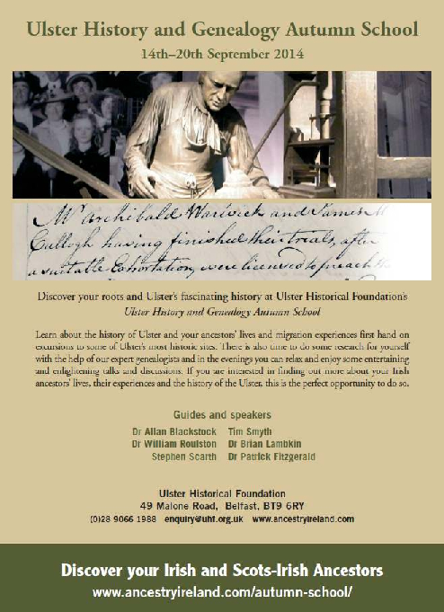 Family History Conference 2014 Flyer