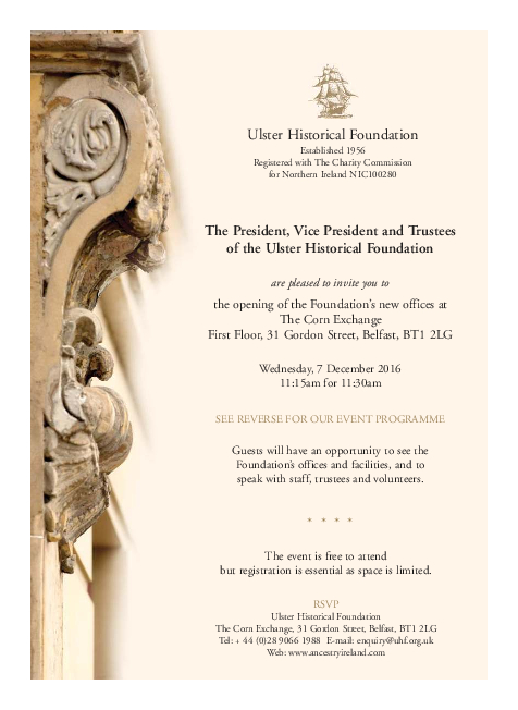 Opening of UHF Offices - 2016