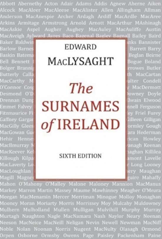 Surnames of ireland Cover