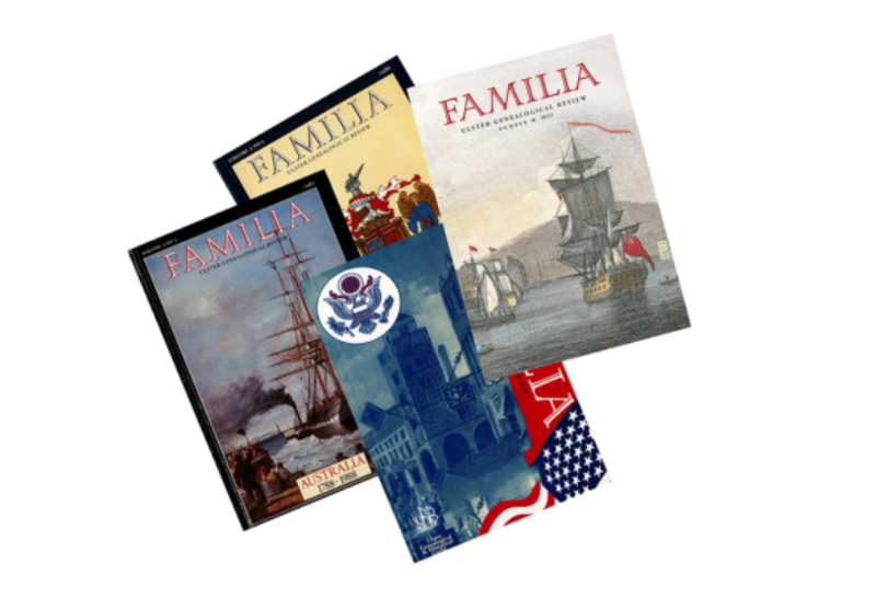 Familia: Ulster Genealogical Review covers