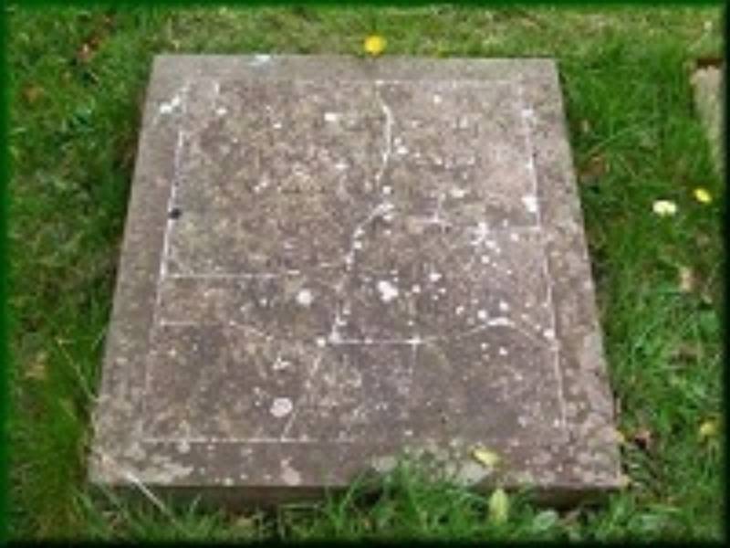 [Cracked but complete] Basil Patras Zula, 
 Moravian Minister, a native of Greece, 
 departed this life Octr 4th 1844 aged 48 years.