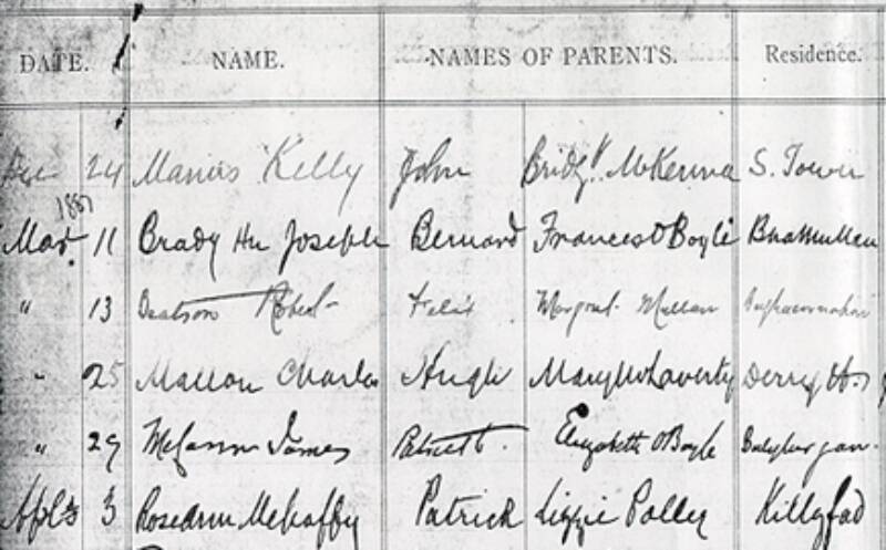 Baptism register