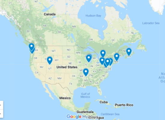 North America lecture tour itinerary March 2016