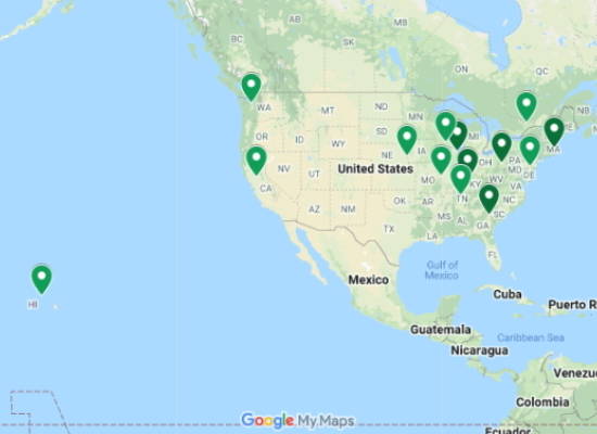 North America lecture tour itinerary March 2018