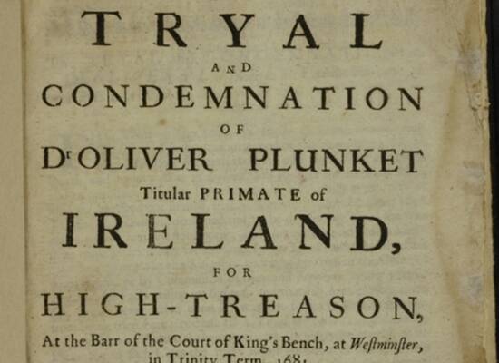 Oliver Plunket Trial 1681