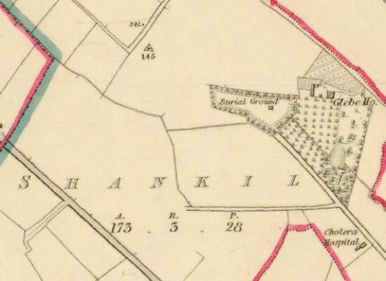 Shankill graveyard map